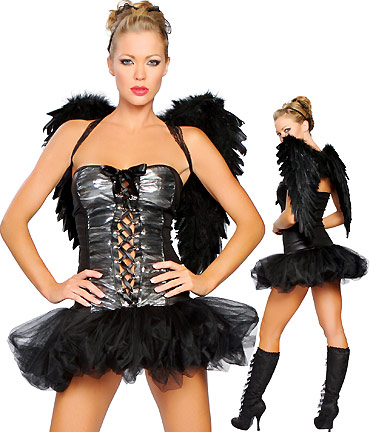 Naughty Dark Angel Costume